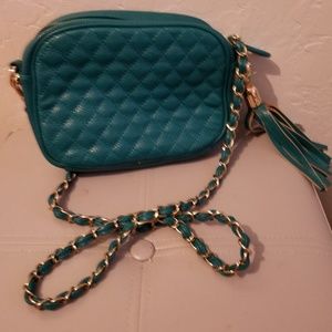 Turquoise Forever 21 Crossbody